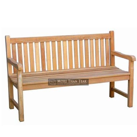 JAVA BENCH 150 X 55 W/ STRAIGHT BACK TOP
