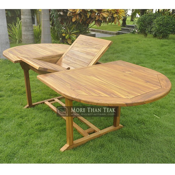 OVAL EXTENDING TABLE